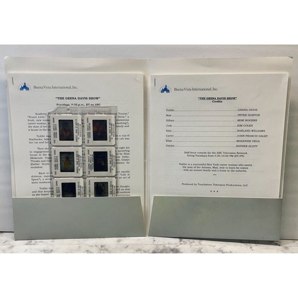 ABC TV Show Press Kit The Geena Davis Show 2000 Peter Horton Mimi Rogers - Picture 9 of 10